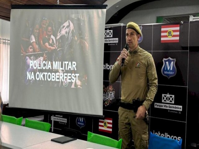 39 Oktoberfest: Polcia Militar apresenta plano de segurana para os dias de festa