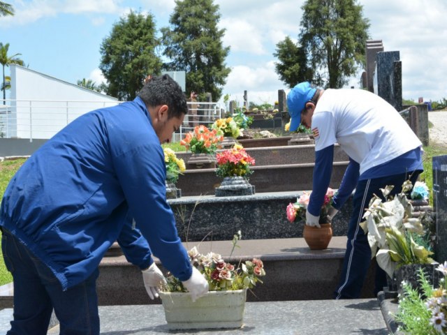 Cemitrios de Blumenau recebem ao de combate  dengue