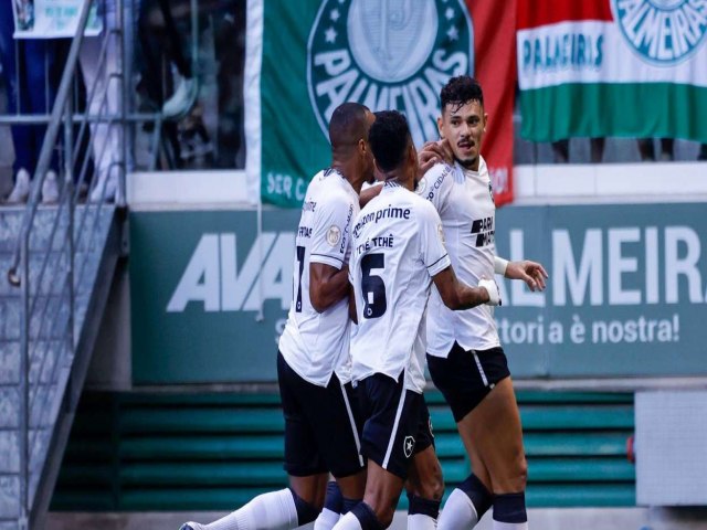 Botafogo vence o Palmeiras fora de casa e dispara na liderana