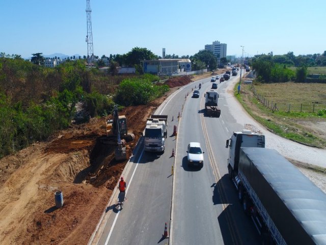 Concessionria comunica mudana na sinalizao viria para ampliao de capacidade no trecho urbano da BR-101