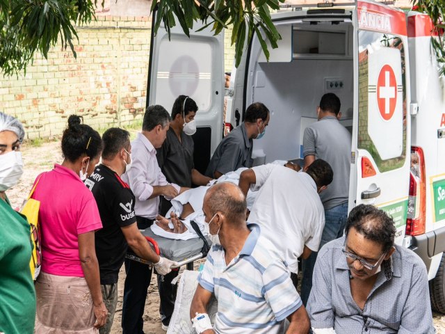 FMS faz transferncia de todos os pacientes do Hospital do Dirceu por conta do incndio