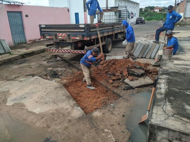 Em Teresina, Saad Norte realiza intervenes em sete vias da regio