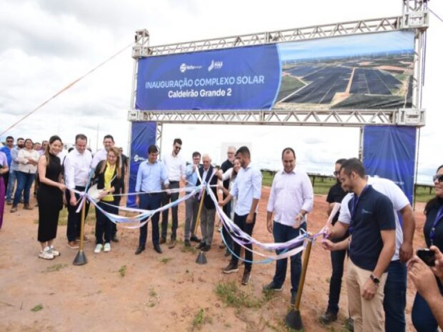 Complexo Solar Caldeiro Grande 2  inaugurado no Piau