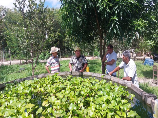 Moreiro apresenta Projeto Quintal Produtivo para visitantes na Comunidade El Shaday