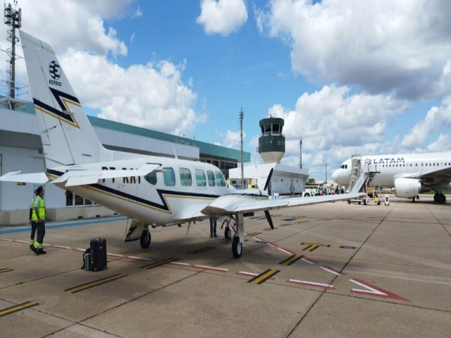 Em Teresina, aeronaves sobrevoam a capital e mapeiam reas para IPTU 2024