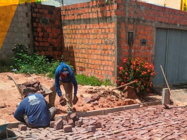 Prefeitura de Teresina realiza investimentos em construo e recuperao de vias pblicas atravs da Saad Norte