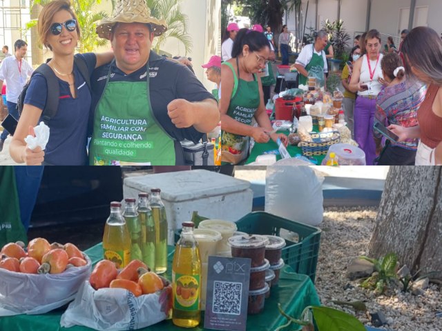 Feira da agricultura familiar com segurana  lanada pela SSP/PI na capital