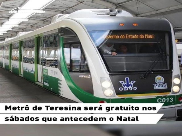 METR DE GRAA EM PERODO DE FESTAS NATALINAS.