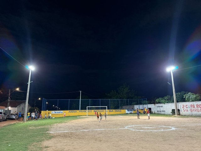 Semel realiza inaugurao do Campo Francisco Machado da Silva, na Vila Santa Brbara