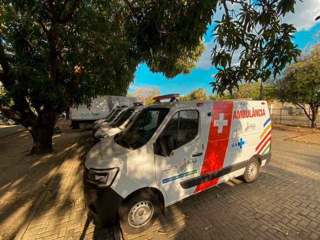 Sesapi entrega novas ambulncias para hospitais da rede estadual