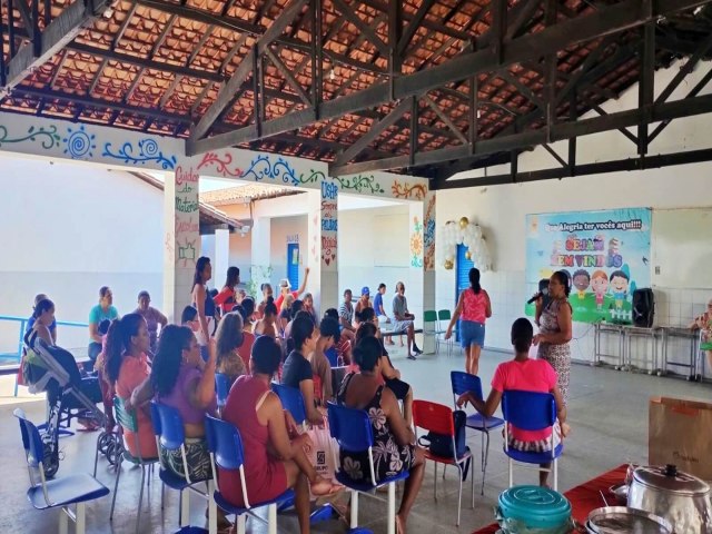 Ao social  realizada na Escola Municipal Jos Auto de Abreu