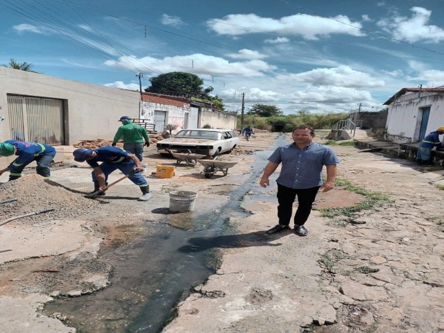 Obras da galeria do Parque Progresso, na zona Sudeste de Teresina, so iniciadas