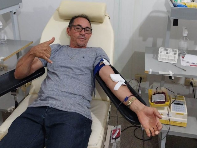 Dia do Doador de Sangue  comemorado com ao interativa no Hemopi