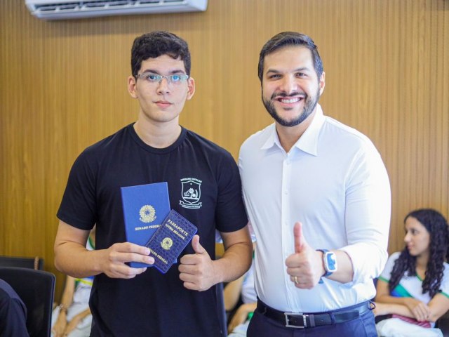 Estudante de So Miguel do Tapuio vence o Concurso Jovem Senador 2024