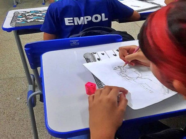 Escola Municipal realiza atividade para estimular percepo e criatividade dos alunos