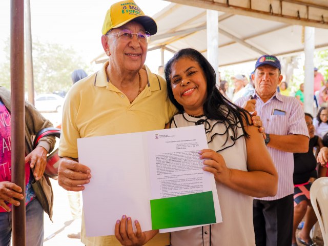 Prefeito entregar ttulos de posse aos moradores dos Povoado Camboas II e III nesta 6 feira