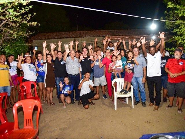 A Corrida Eleitoral em Nazria-PI: Luiz Carlos Lidera Encontro na Comunidade Santa Ceclia