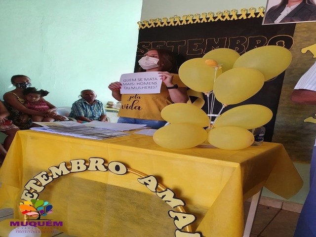 Setembro Amarelo aconteceu  no PSF da Comunidade de Riacho.