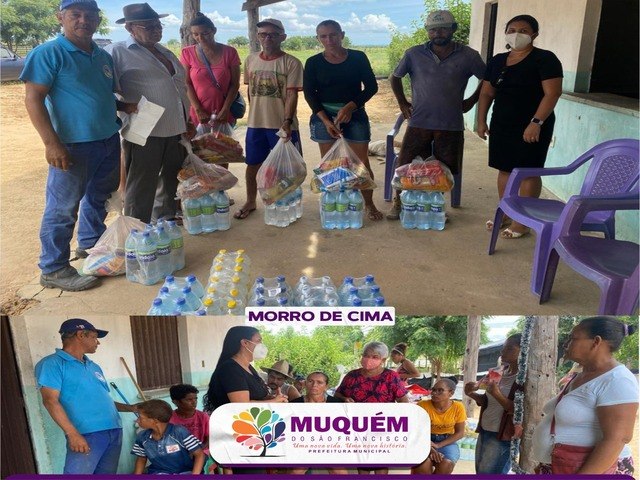 Prefeitura de Muquém continua ações de amparo aos moradores das áreas ribeirinhas.