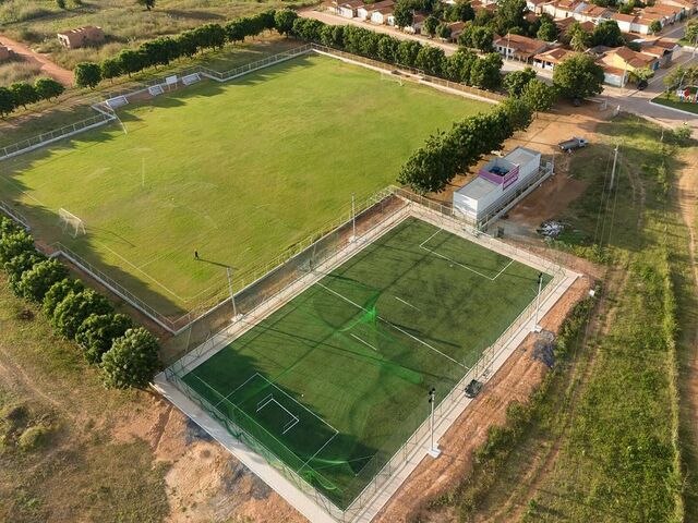 Prefeitura de Muqum est na fase de acabamentos da areninha da sede do municpio.