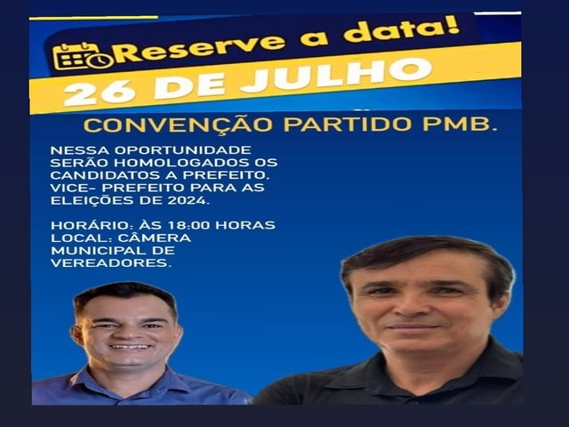 Conveno do pr-candidato a prefeito Jeso reis e seu vice Joney Fonseca em Tabocas.