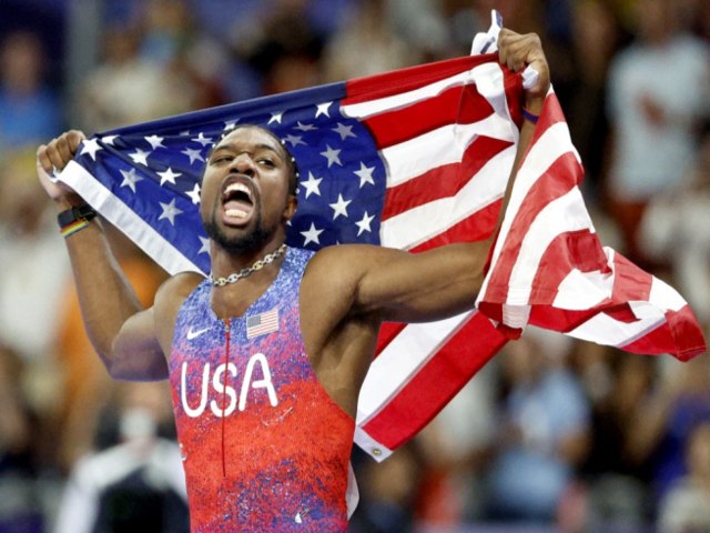 Noah Lyles vence os 100 m por milsimos e conquista o ouro para os EUA