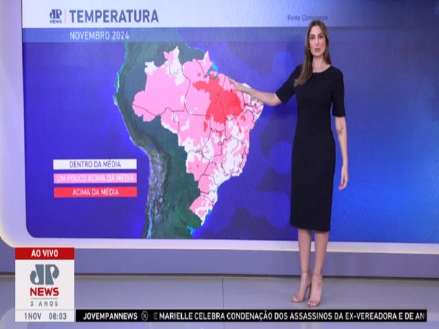 Novembro deve ter temperaturas acima da mdia em grande parte do Brasil