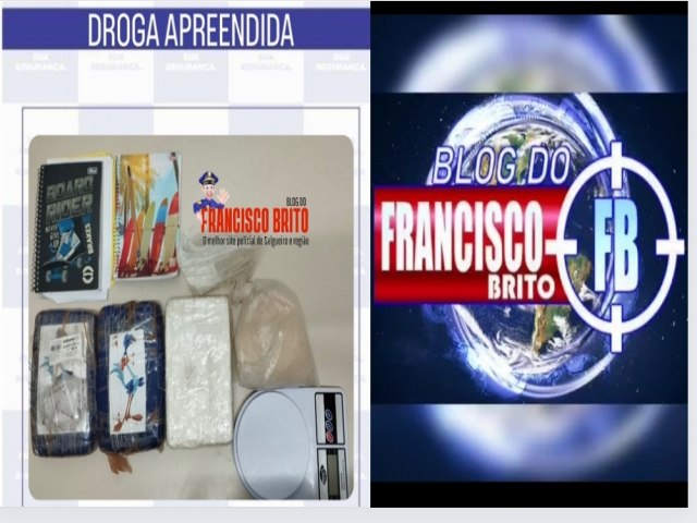 Ação da Polícia Militar Civil e RAIO do Ceará prende traficante com 4.3 Kg de cocaína no bairro Divino Espírito Santo em Salgueiro.