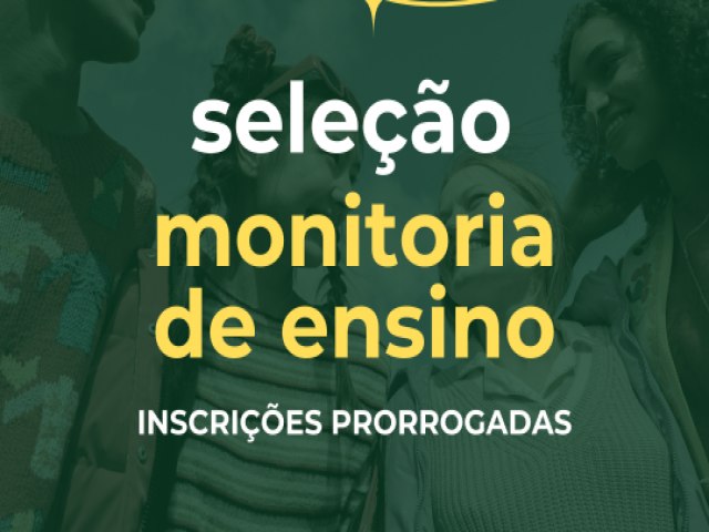 Campus Salgueiro prorroga inscrições para seleção de monitores de ensino até 17/11
