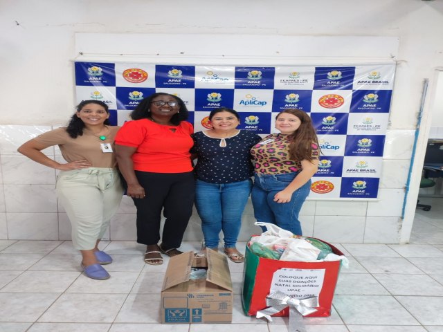 UPAE Salgueiro realiza entrega de doações da Campanha Natal Solidário para a APAE