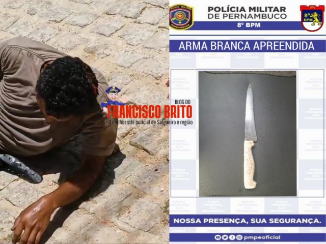 Usurio  agredido com barrotes de madeira aps tentar comprar entorpecentes sem dinheiro no bairro do Divino em Salgueiro.