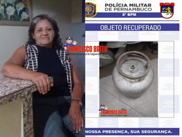 Exclusivo: Suspeito preso por furto de botijão de gás na residência de mulher encontrada morta no bairro Riachinho em Salgueiro.