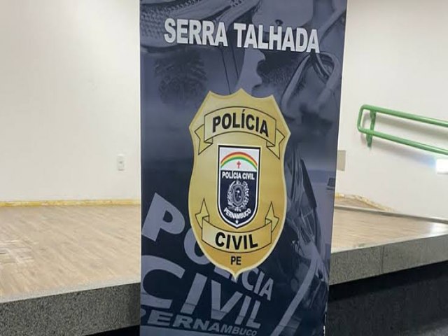 Polícia Civil de Serra Talhada cumpre mandado de prisão contra suspeito de roubo de motocicleta.