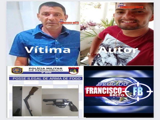Autor de homicdio em Serrita foi preso pela polcia civil e militar com armas e munies prximo ao local do crime.