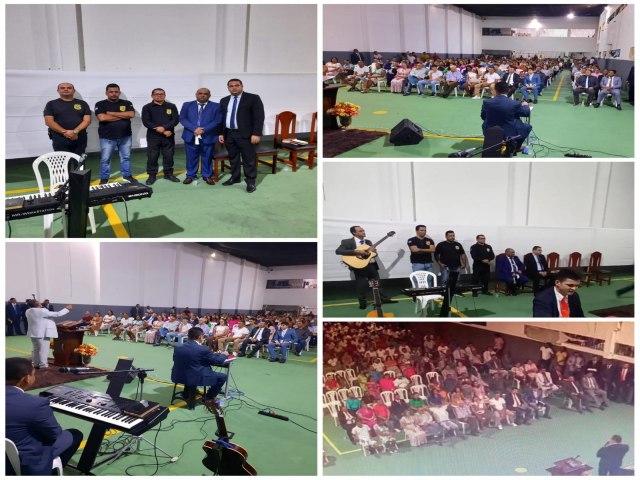 Presdio de Salgueiro realiza evento religioso para reeducandos com a participao da Assembleia de Deus.