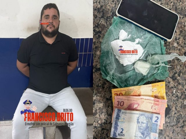 GATI ROCAM e Malhas da Lei prendem Samuca do Lava Jato por trfico de drogas em Araripina