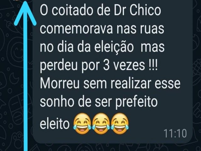 Indignao e defesa da memria de Dr. Chico Sampaio responde a postagens nas redes sociais em Salgueiro 