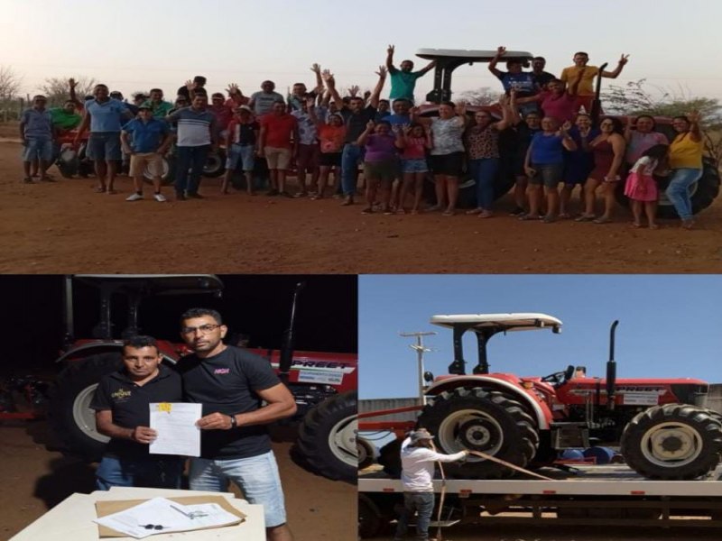 Aquisio de um trator com implementos para a associao dos pequenos produtores rurais da Fazenda Pau de Colher em Terra Nova.