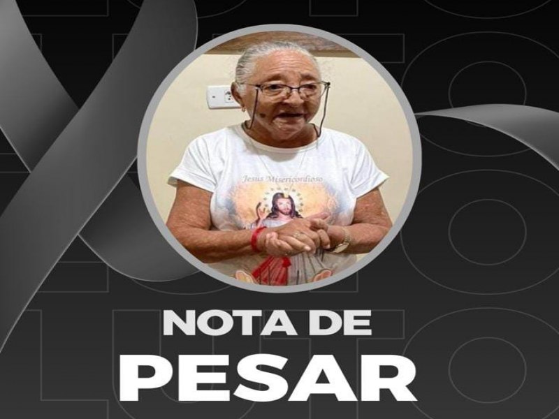 Luto: Falecimento de Madrinha Tota, figura marcante da minha infncia no bairro Santa Margarida em Salgueiro.