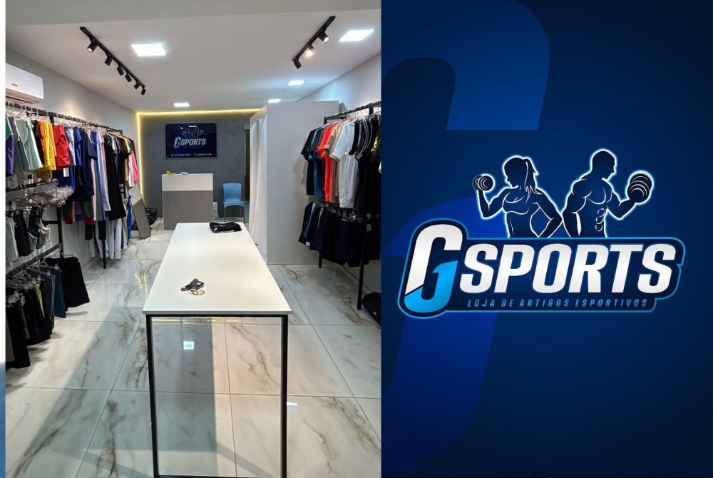 JG Sports se destaca em Salgueiro com grande variedade em roupas fitness e esportivas - Contato: (87) 99182-3895