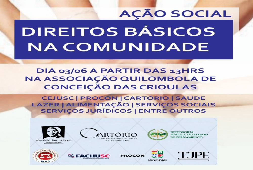 FACHUSC realizará ação social com serviços gratuitos na comunidade de Conceição das Crioulas zona rural de Salgueiro FACHUSC realizará ação social com serviços gratuitos na comunidade de Conceição das Crioulas zona rural de Salgueiro