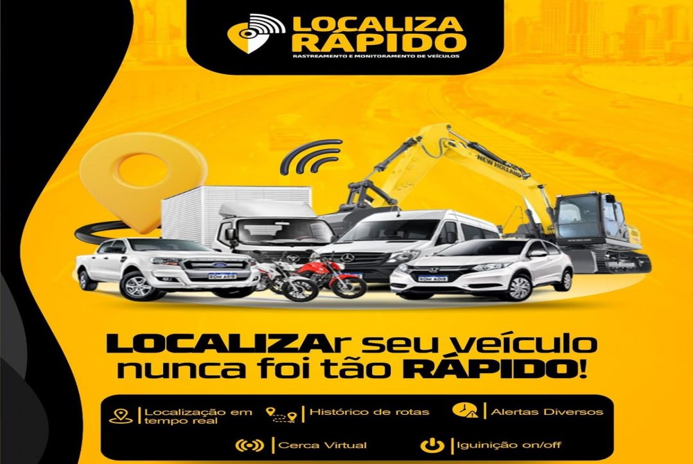 Seu ve�culo protegido 24 horas por dia: Localiza R�pido oferece seguran�a, tecnologia e tranquilidade para voc�. Telefone: (83) 98160-3630.