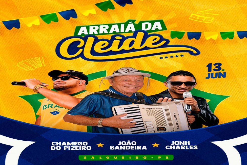 Jo�o Bandeira anima o Arrai� da Cleide em Salgueiro no dia 13 de junho