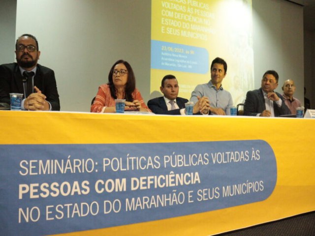 Polticas pblicas para pessoas com deficincia no Piau so apresentadas em seminrio no Maranho