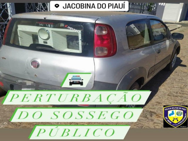 POLICIA MILITAR DO GPM DE JACOBINA DO PIAUI OCORRENCIA PERTUBAO AO SOOCEGO PBLICO E CORPORAL..