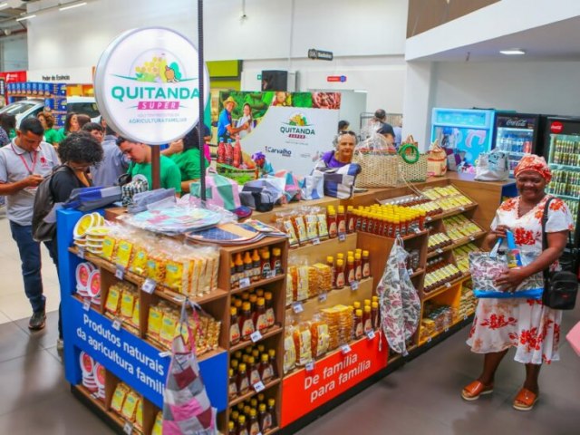 Governo do Estado lana espao com produtos da agricultura familiar em rede de supermercados de Teresina