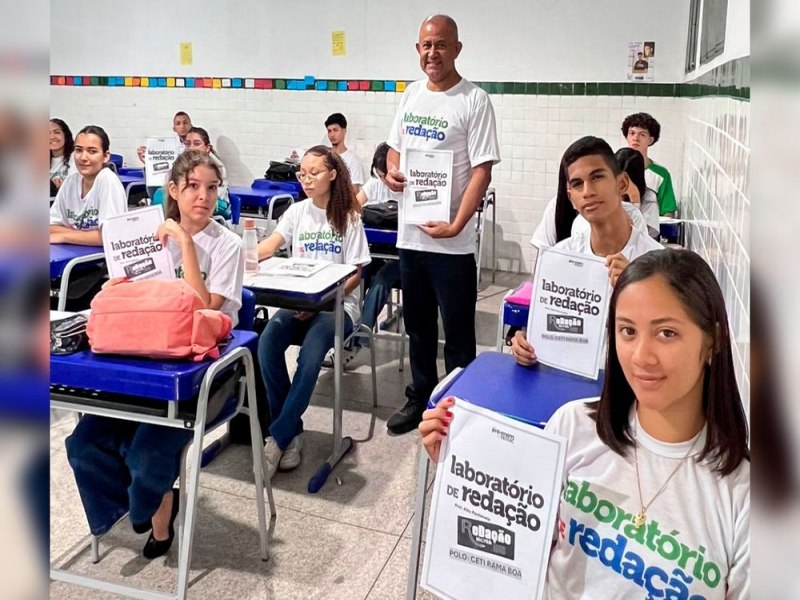 Aulas do Projeto Laboratrio de Redao reforam preparao dos estudantes da rede estadual para o Enem