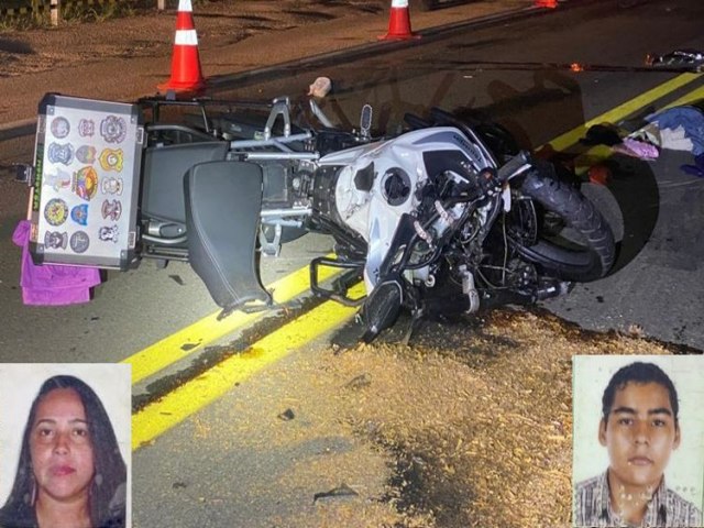 Bom Jesus da Cachoeira - Colisão entre motocicleta e caminhonete deixa dois mortos