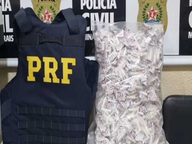 Operação conjunta da PRF, PC e PM resulta na prisão de dupla por tráfico interestadual de drogas