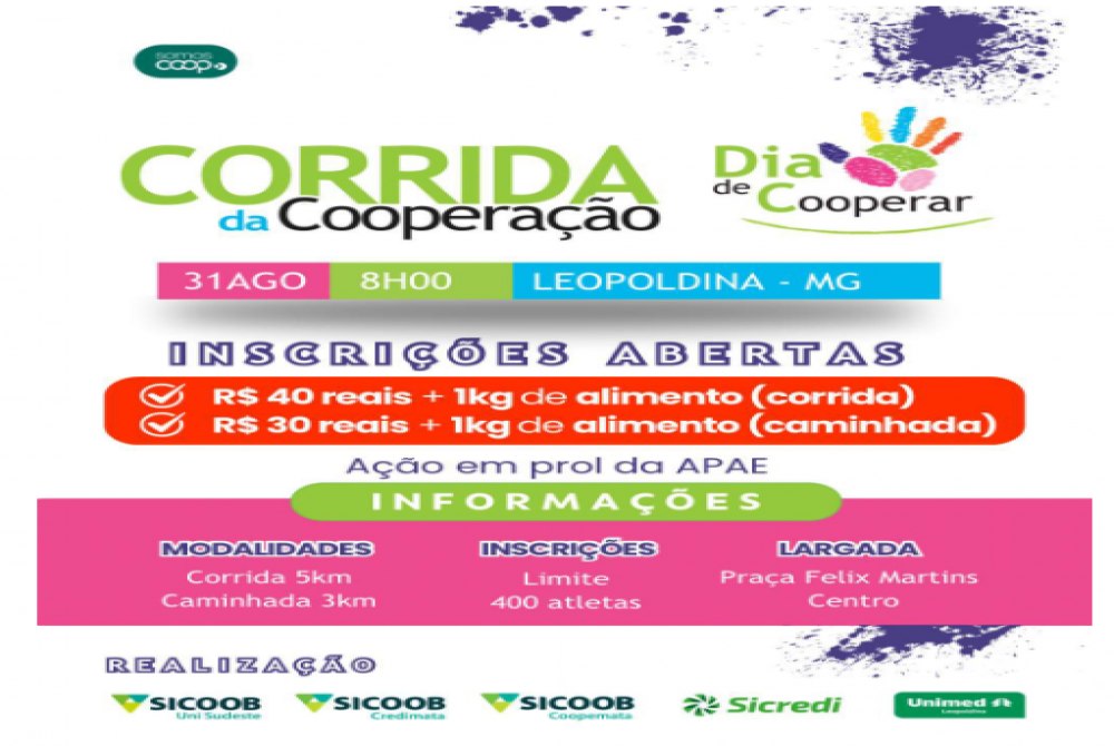 CORRIDA DA COOPERA��O ? 1� EDI��O